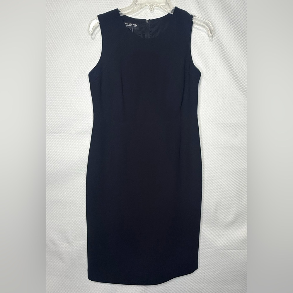 Jones New York Classic Black Platinum Dress Sleeveless